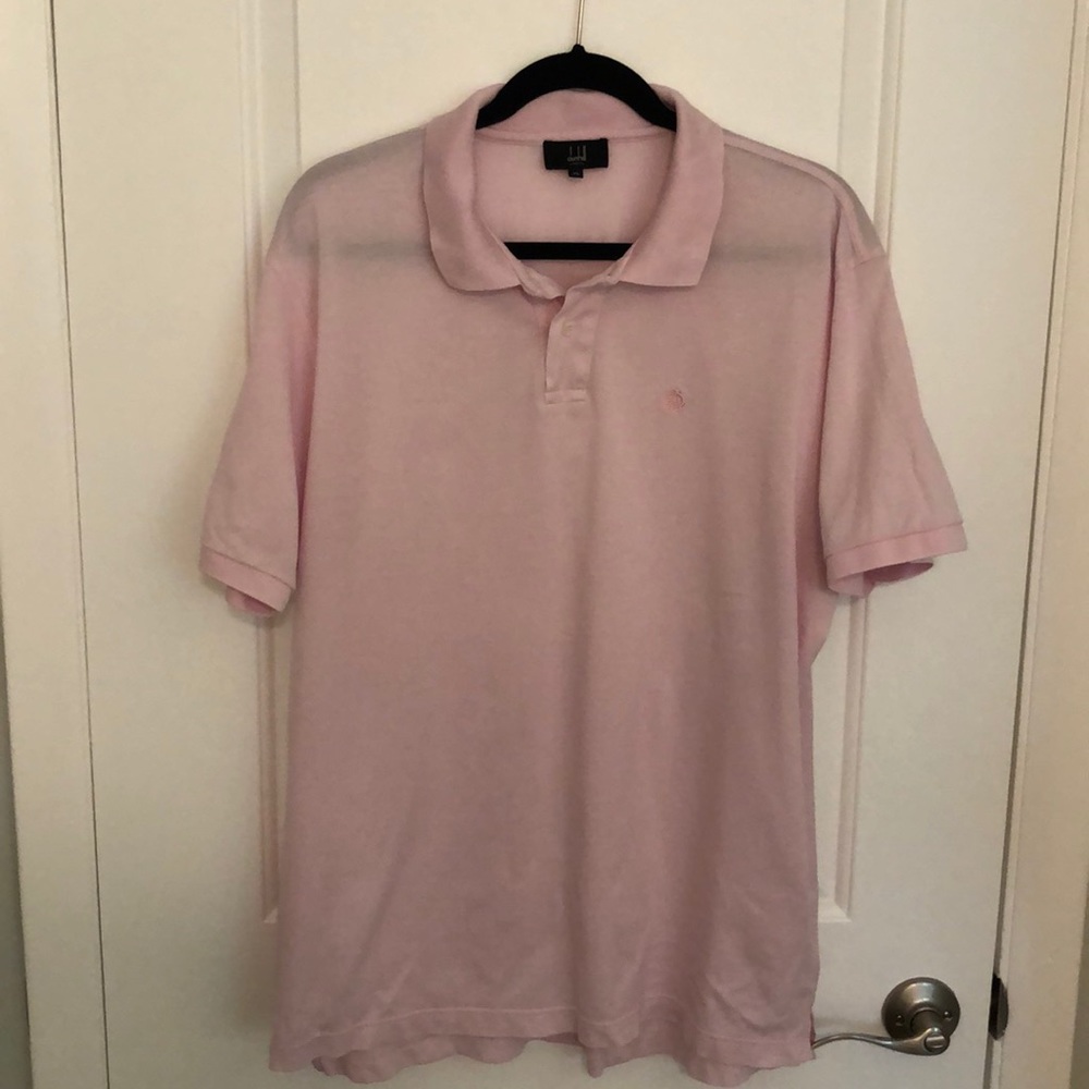 Men’s Alfred Dunhill Pink Polo